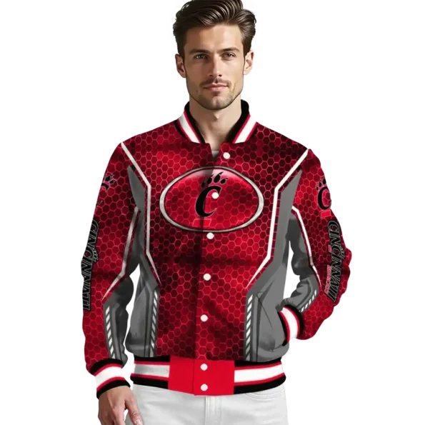 customized cincinnati bearcats power plate red varsity jacket high quality.webp