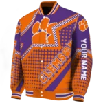 customized clemson tigers star burst orange varsity jacket best selling.webp
