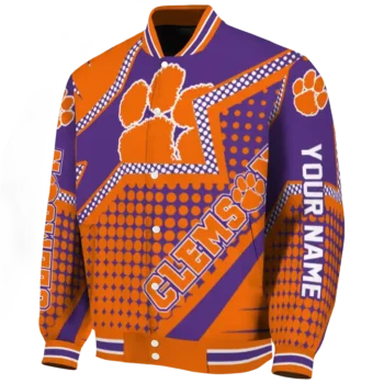 customized clemson tigers star burst orange varsity jacket best selling.webp