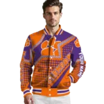 customized clemson tigers star burst orange varsity jacket best selling.webp