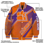 customized clemson tigers star burst orange varsity jacket best selling.webp