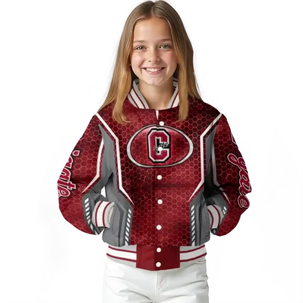 customized colgate raiders power plate maroon varsity jacket top rated.webp