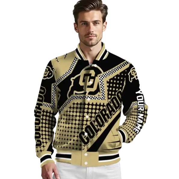 customized colorado buffaloes star burst gold varsity jacket high quality.webp