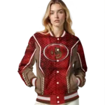customized cornell big red power plate red varsity jacket best selling.webp