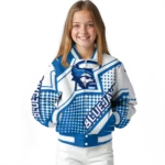 customized creighton bluejays star burst blue varsity jacket best selling.webp
