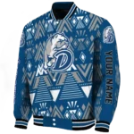customized drake bulldogs pyramid shapes blue varsity jacket best selling.webp