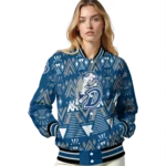 customized drake bulldogs pyramid shapes blue varsity jacket best selling.webp