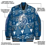 customized drake bulldogs pyramid shapes blue varsity jacket best selling.webp