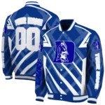 customized duke blue devils chevron angles blue varsity jacket best selling.webp