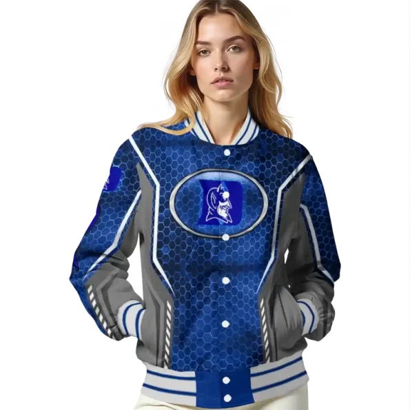 customized duke blue devils power plate blue varsity jacket latest model.webp