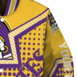 customized east carolina pirates star burst purple varsity jacket best selling.webp