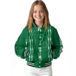 customized eastern michigan eagles bolt stripe green varsity jacket best selling.webp