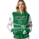 customized eastern michigan eagles ferris arena green white varsity jacket best selling.webp