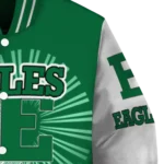 customized eastern michigan eagles ferris arena green white varsity jacket best selling.webp