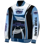 customized florida atlantic owls mesh effect blue black varsity jacket best selling.webp