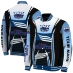 customized florida atlantic owls mesh effect blue black varsity jacket best selling.webp