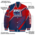 customized florida atlantic owls star burst blue varsity jacket best selling.webp