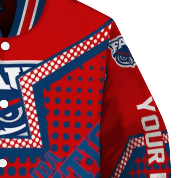 customized florida atlantic owls star burst blue varsity jacket premium grade.webp