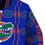 customized florida gators bolt stripe blue varsity jacket best selling.webp