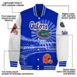 customized florida gators ferris arena blue white varsity jacket best selling.webp