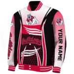 customized fresno state bulldogs mesh effect red black varsity jacket best selling.webp