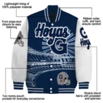 customized georgetown hoyas ferris arena blue white varsity jacket best selling.webp