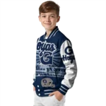customized georgetown hoyas ferris arena blue white varsity jacket best selling.webp