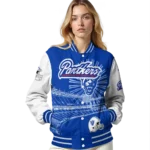 customized georgia state panthers ferris arena blue white varsity jacket best selling.webp