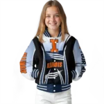 customized illinois fighting illini mesh effect blue black varsity jacket best selling.webp