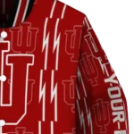 customized indiana hoosiers bolt stripe red varsity jacket best selling.webp