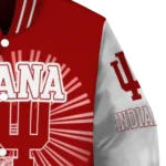 customized indiana hoosiers ferris arena red white varsity jacket best selling.webp