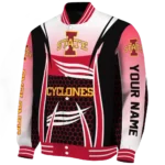 customized iowa state cyclones mesh effect red black varsity jacket best selling.webp