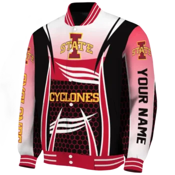 customized iowa state cyclones mesh effect red black varsity jacket best selling.webp