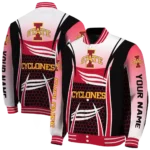 customized iowa state cyclones mesh effect red black varsity jacket best selling.webp