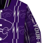 customized kansas state wildcats bolt stripe purple varsity jacket best selling.webp