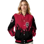 customized new mexico lobos flame border red black varsity jacket best selling.webp