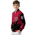 customized new mexico lobos flame border red black varsity jacket best selling.webp