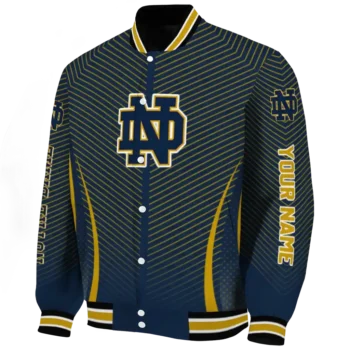 customized notre dame fighting irish chevron arrow navy varsity jacket best selling.webp