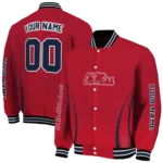 customized ole miss rebels chevron arrow red varsity jacket best selling.webp