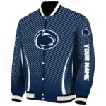 customized penn state nittany lions chevron arrow blue varsity jacket best selling.webp