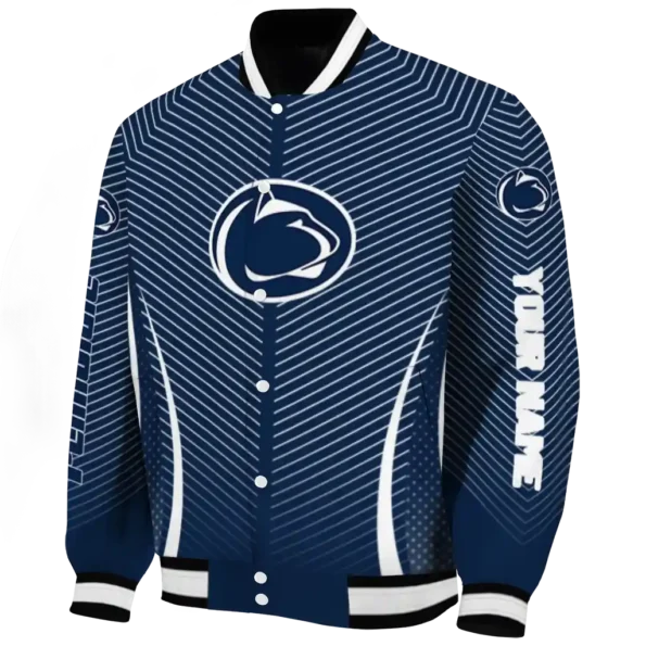 customized penn state nittany lions chevron arrow blue varsity jacket best selling.webp