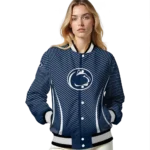 customized penn state nittany lions chevron arrow blue varsity jacket best selling.webp