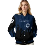 customized penn state nittany lions flame border blue black varsity jacket best selling.webp