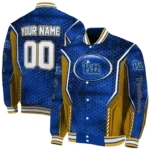 customized pittsburgh panthers power plate royal blue varsity jacket best selling.webp