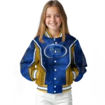 customized pittsburgh panthers power plate royal blue varsity jacket best selling.webp