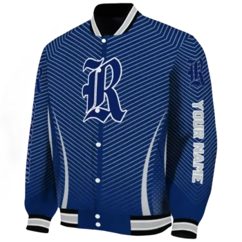 customized rice owls chevron arrow navy blue varsity jacket best selling.webp