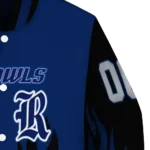 customized rice owls flame border navy blue black varsity jacket best selling.webp