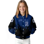 customized rice owls flame border navy blue black varsity jacket best selling.webp