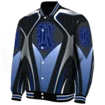 customized rice owls mesh chest grey black varsity jacket best selling.webp