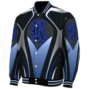 customized rice owls mesh chest grey black varsity jacket best selling.webp